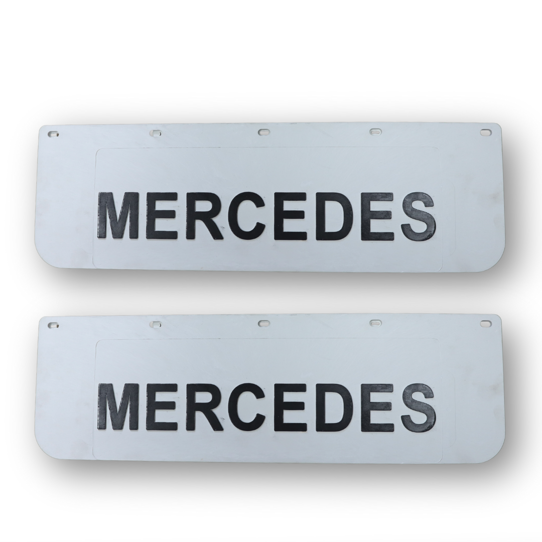 Бризковик тиснений MERCEDES 600 x 180; білий Бризковик тиснений MERCEDES 600 x 180; білий