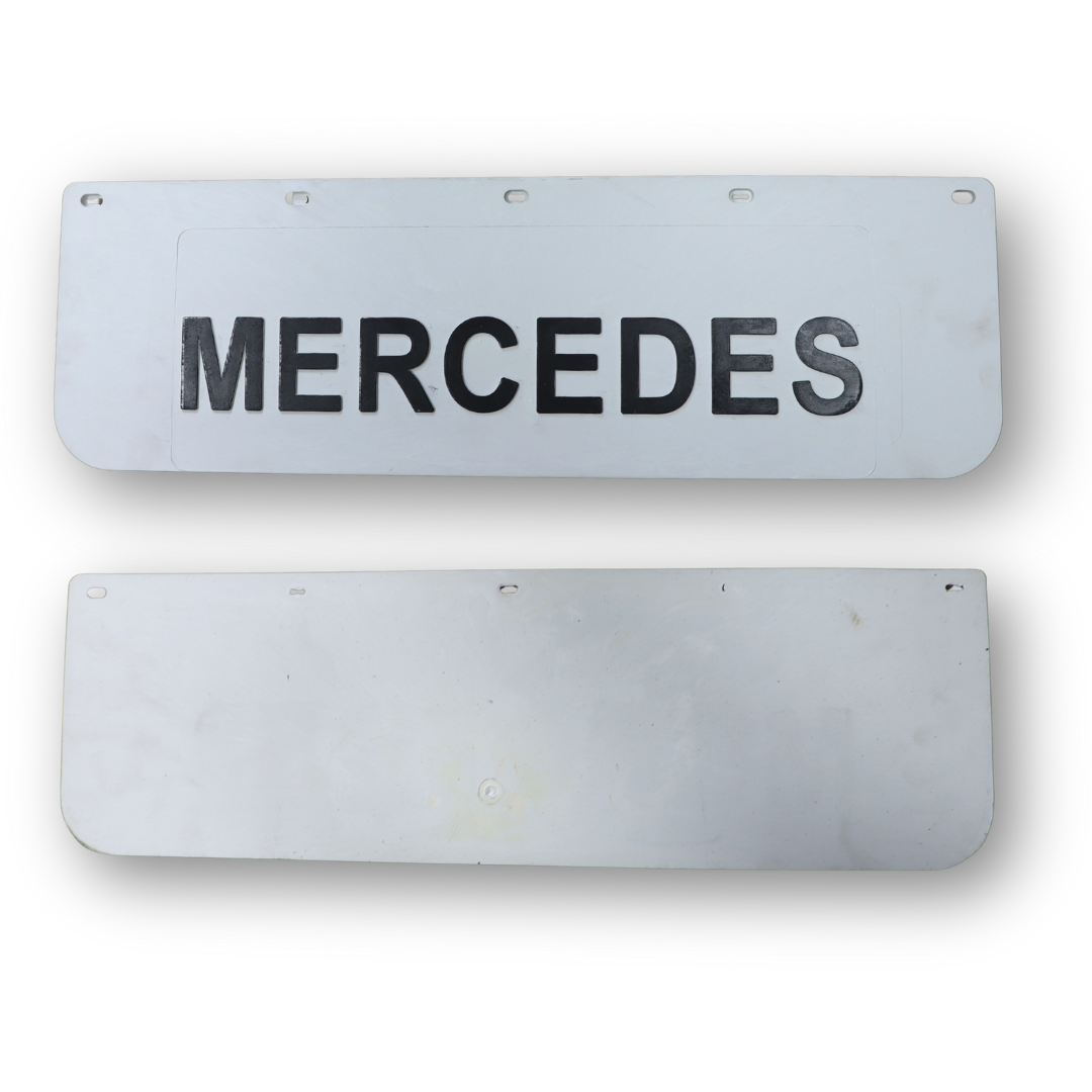 Бризковик тиснений MERCEDES 600 x 180; білий Бризковик тиснений MERCEDES 600 x 180; білий