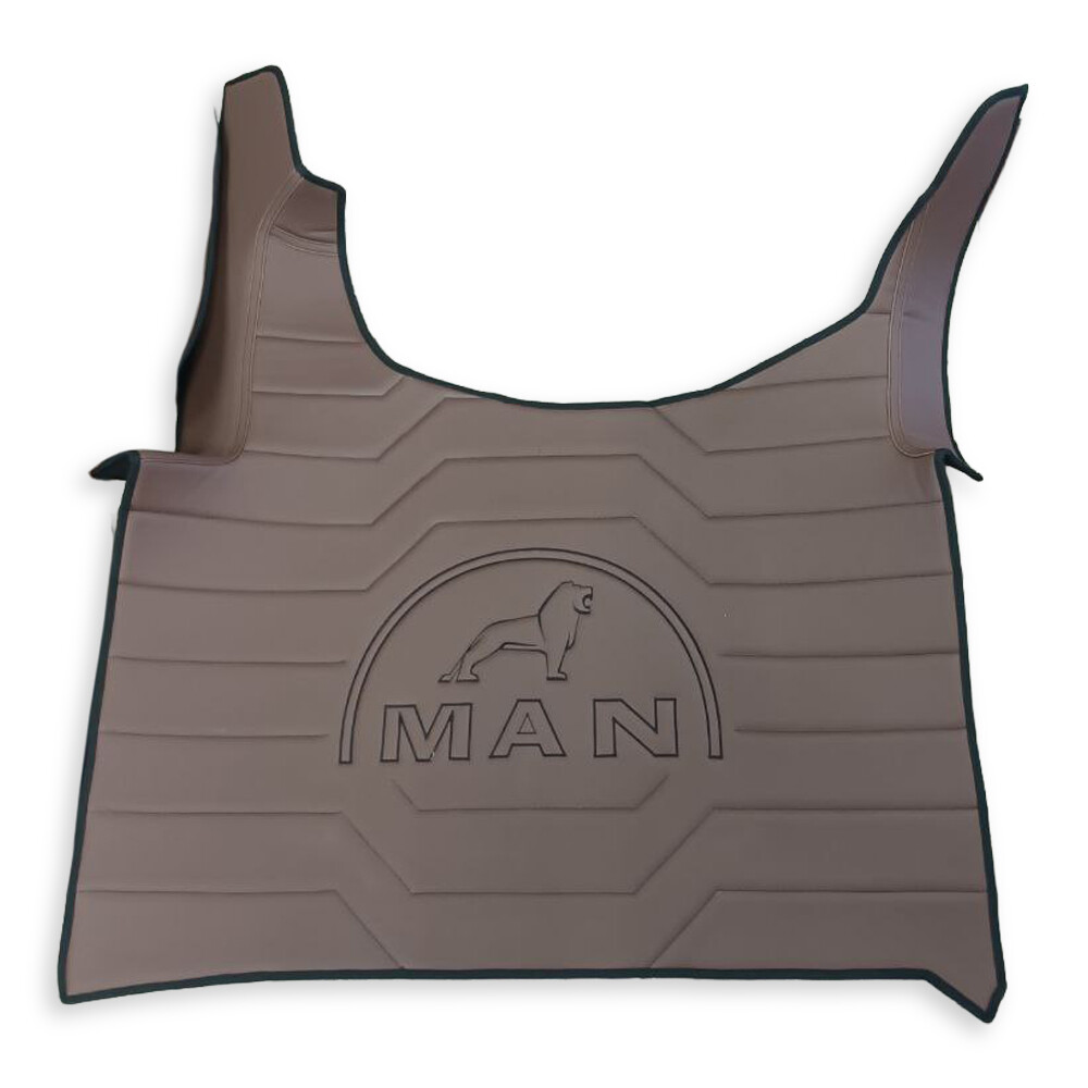 Килимок 3D Екошкіра MAN TGX з 2021. АКПП, коричневий Килимок 3D Екошкіра MAN TGX з 2021. АКПП, коричневий