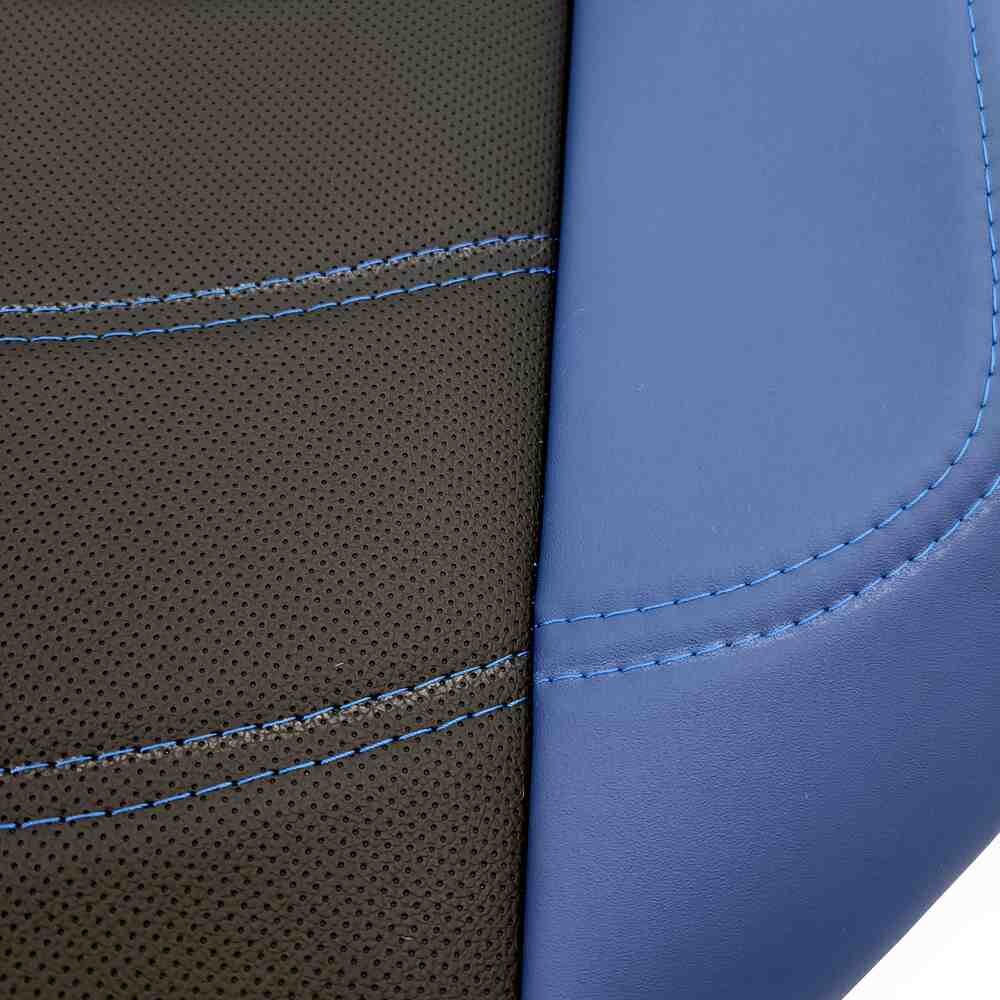 Чехол на сиденья Renault Range T/T-Series (2014-...) перфор.кожа син. Чехол на сиденья Renault Range T/T-Series (2014-...) перфор.кожа син.