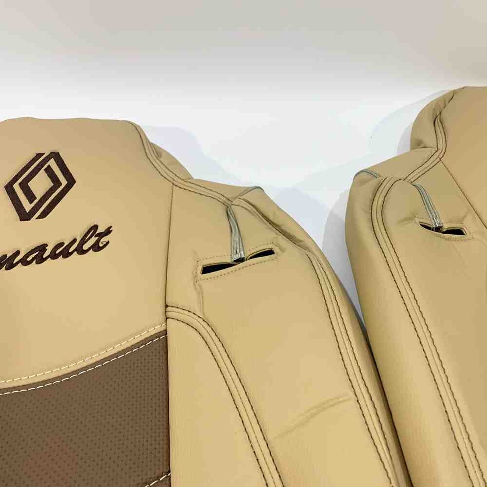 Чохол на сидіння Renault Range T/T-Series (2014-...) перфор.шкіра беж. Чохол на сидіння Renault Range T/T-Series (2014-...) перфор.шкіра беж.