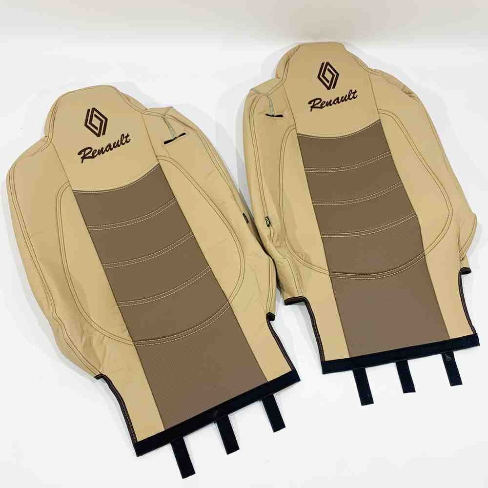 Чохол на сидіння Renault Range T/T-Series (2014-...) перфор.шкіра беж. Чохол на сидіння Renault Range T/T-Series (2014-...) перфор.шкіра беж.