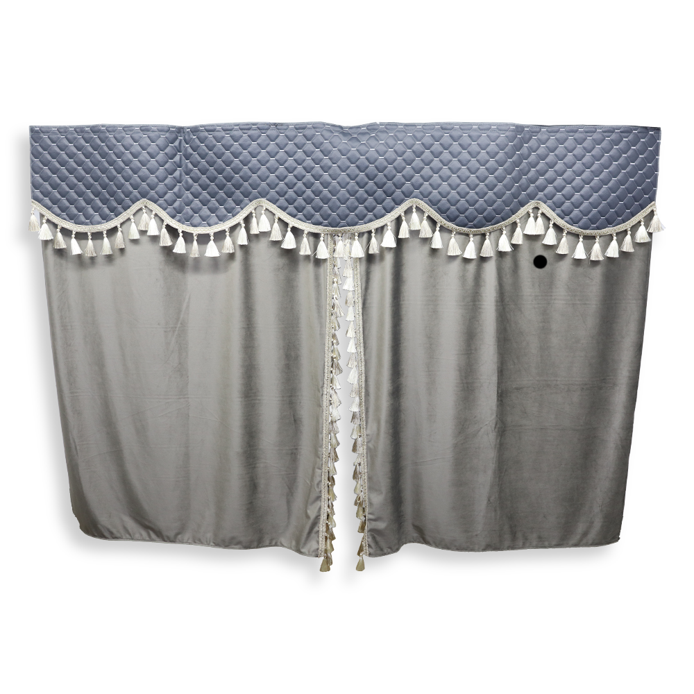 Шторка Екошкіра "Pergam" VOLVO лоб+косинки+спальник+нічні сіра Шторка Екошкіра "Pergam" VOLVO лоб+косинки+спальник+нічні сіра