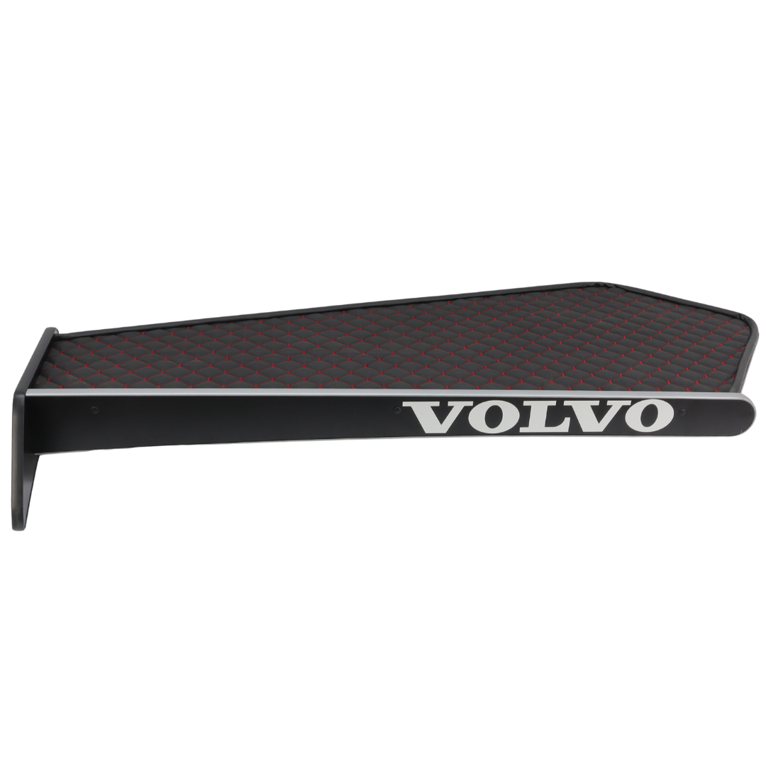 Полка кабины длинная VOLVO FH EURO 6  с 2014г. черная\ST- Экокожа стёжка\