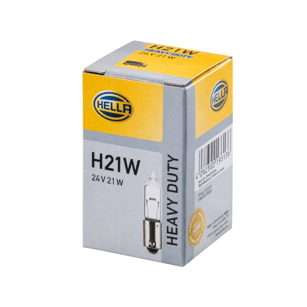 Лампочка Hella 24V/H21 21W цоколь BAY9S