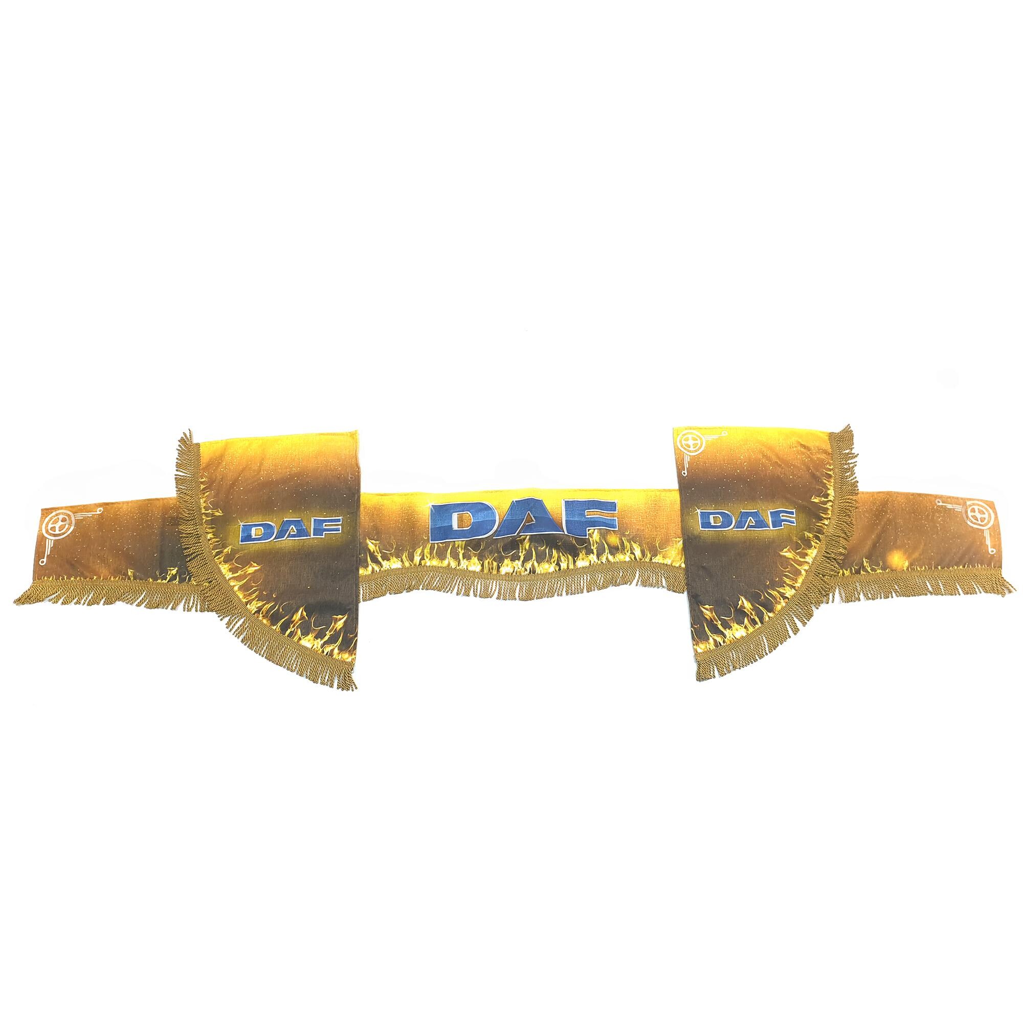 Шторка комп. DAF золотой