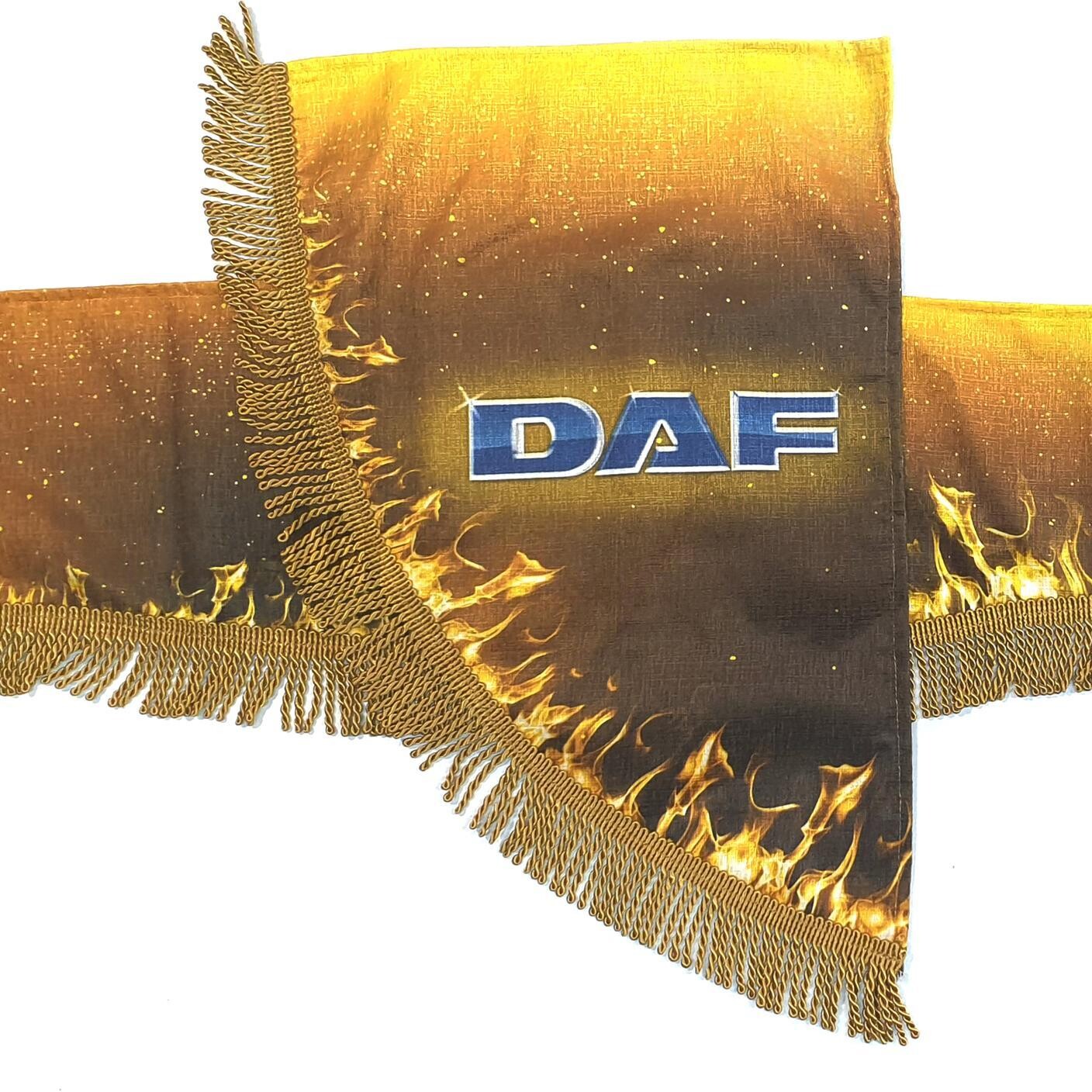 Шторка комп. DAF золотой