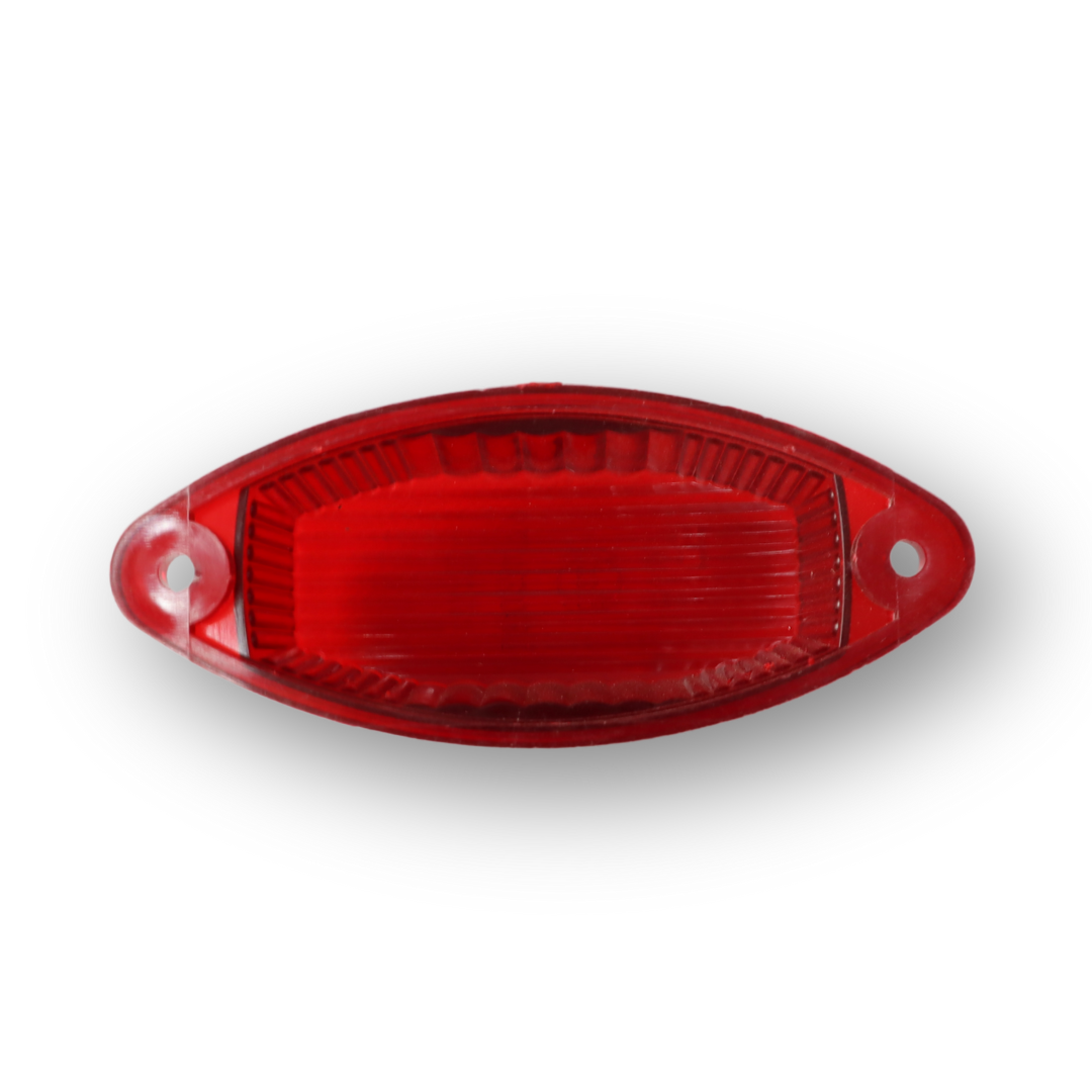 Стекло габарита "лодочка" красное Стекло габарита "лодочка" красное