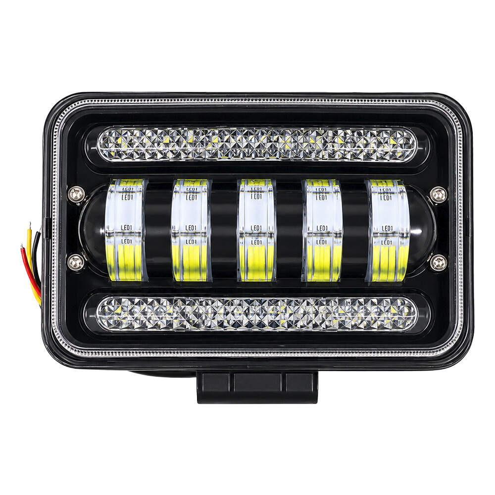 Фара універсальна діодна LED 24V (5 діодів+габарит 50W-165*110*55)