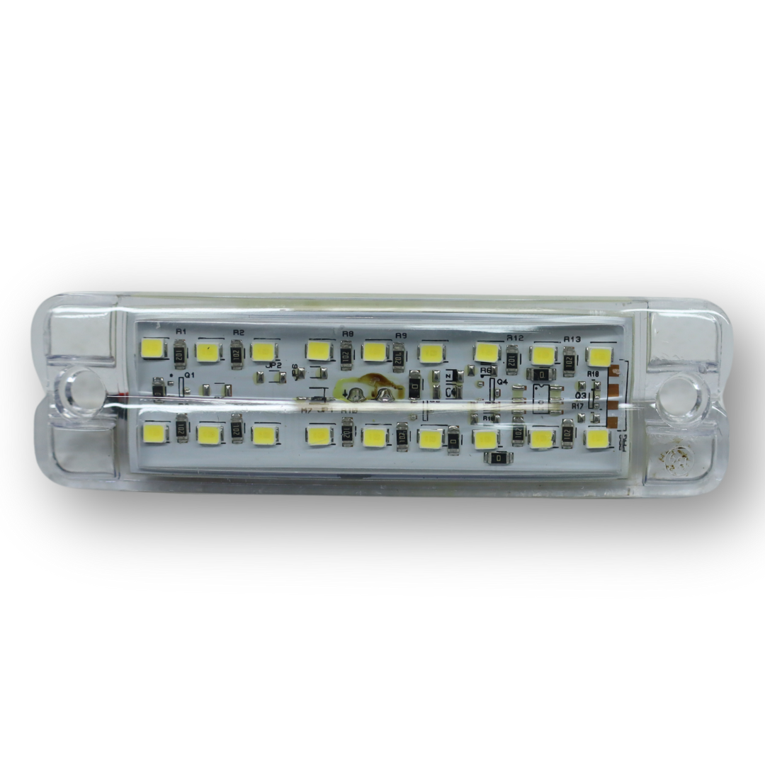 Ліхтар габаритний 18 діодний білий 2х рядний 24V Ліхтар габаритний 18 діодний білий 2х рядний 24V