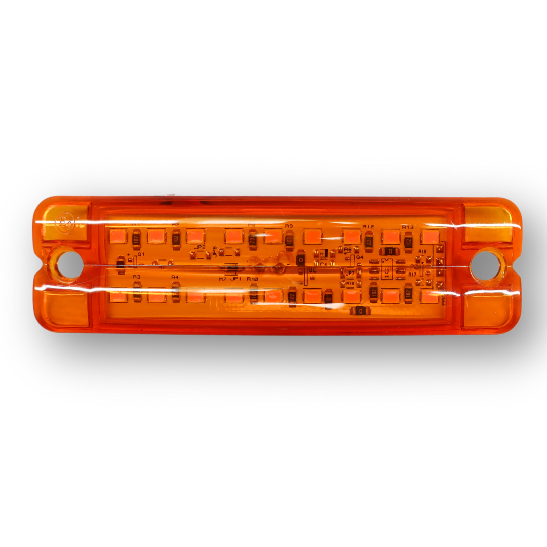 Ліхтар габаритний 18 діодний жовтий 2х рядний 24V Ліхтар габаритний 18 діодний жовтий 2х рядний 24V