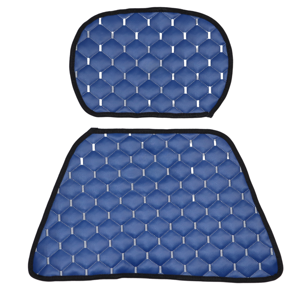 Килимок Екошкіра DAF XF105 2005-2013; МКПП, синій, Килимок Екошкіра DAF XF105 2005-2013; МКПП, синій,