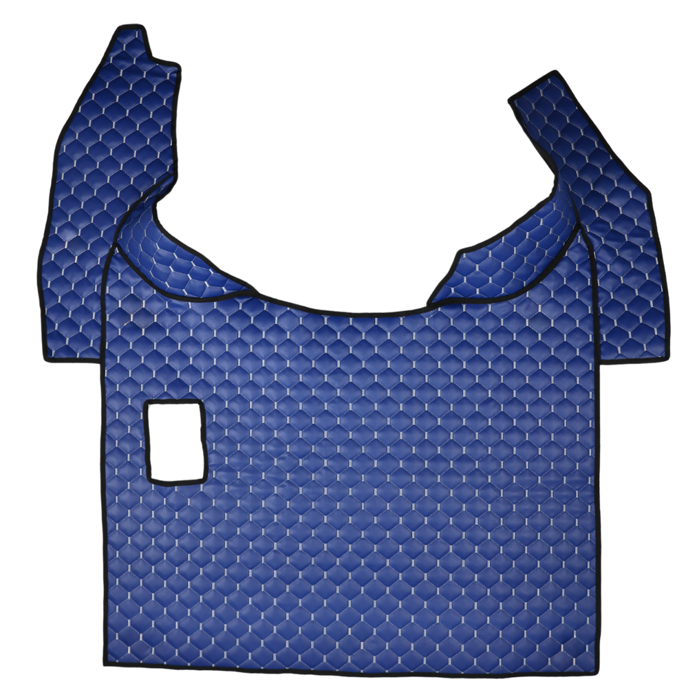 Килимок Екошкіра DAF XF105 2005-2013; МКПП, синій, Килимок Екошкіра DAF XF105 2005-2013; МКПП, синій,