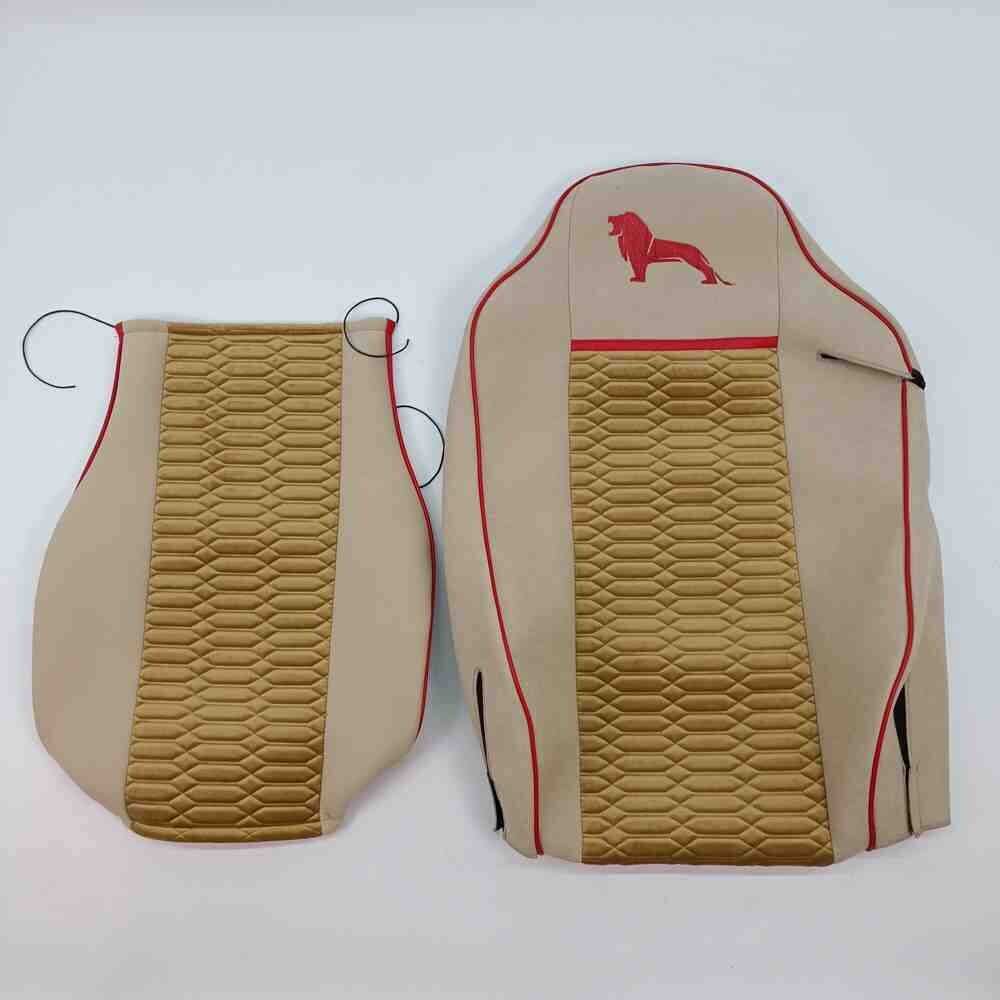 Чохол на сидіння MAN TGX,TGA,TGL,TGM,TGS; (2007-2020) 1 ремінь, водій (Низький) пасажир (Високий) велюр, KADIFE бежевий Чохол на сидіння MAN TGX,TGA,TGL,TGM,TGS; (2007-2020) 1 ремінь, водій (Низький) пасажир (Високий) велюр, KADIFE бежевий