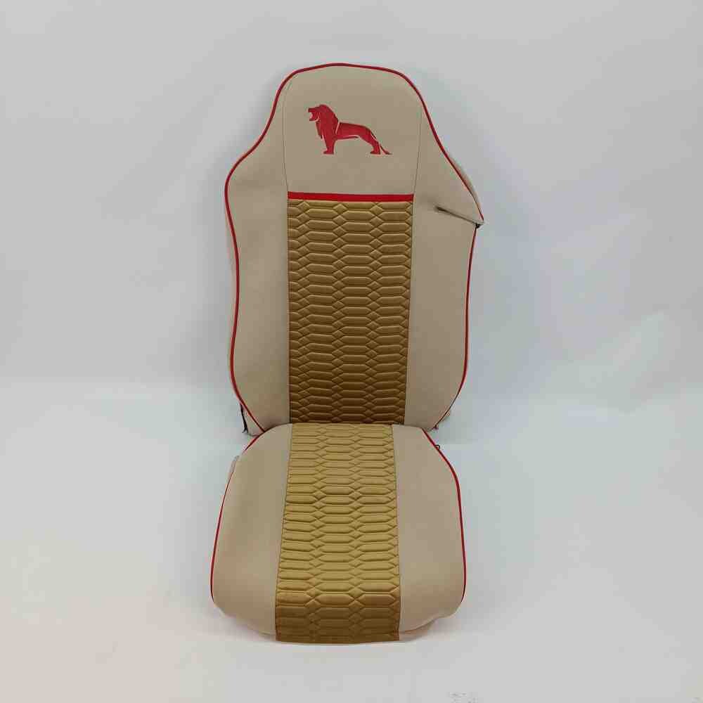 Чохол на сидіння MAN TGX,TGA,TGL,TGM,TGS; (2007-2020) 1 ремінь, водій (Низький) пасажир (Високий) велюр, KADIFE бежевий Чохол на сидіння MAN TGX,TGA,TGL,TGM,TGS; (2007-2020) 1 ремінь, водій (Низький) пасажир (Високий) велюр, KADIFE бежевий