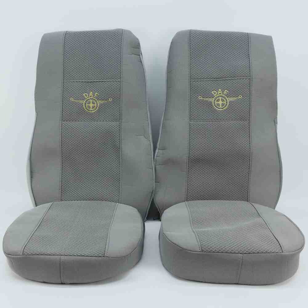 Чохол на сидіння DAF XF105 106 XG CF85 LF (2013-2024) (широка спинка), сірий