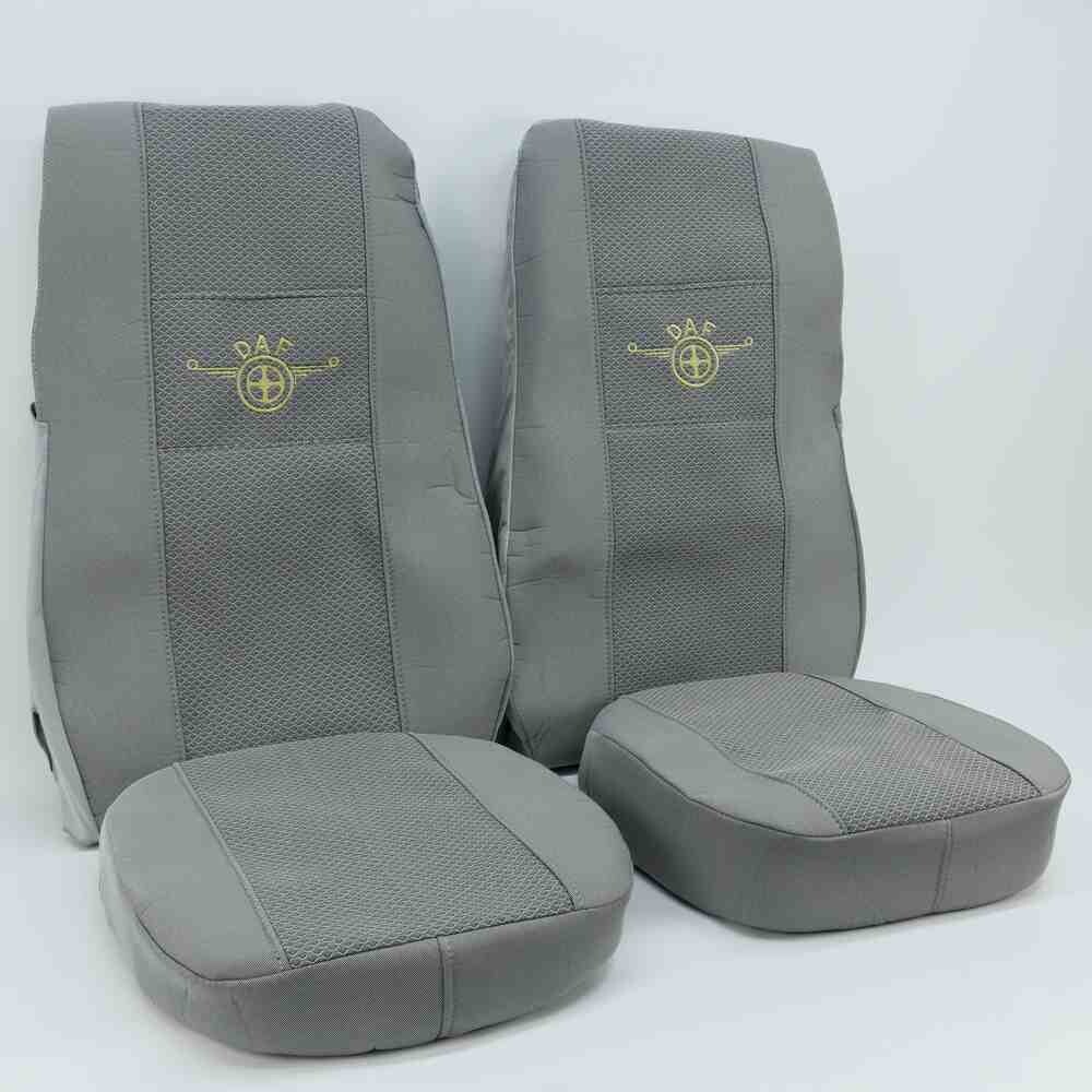 Чохол на сидіння DAF XF105 106 XG CF85 LF (2013-2024) (широка спинка), сірий
