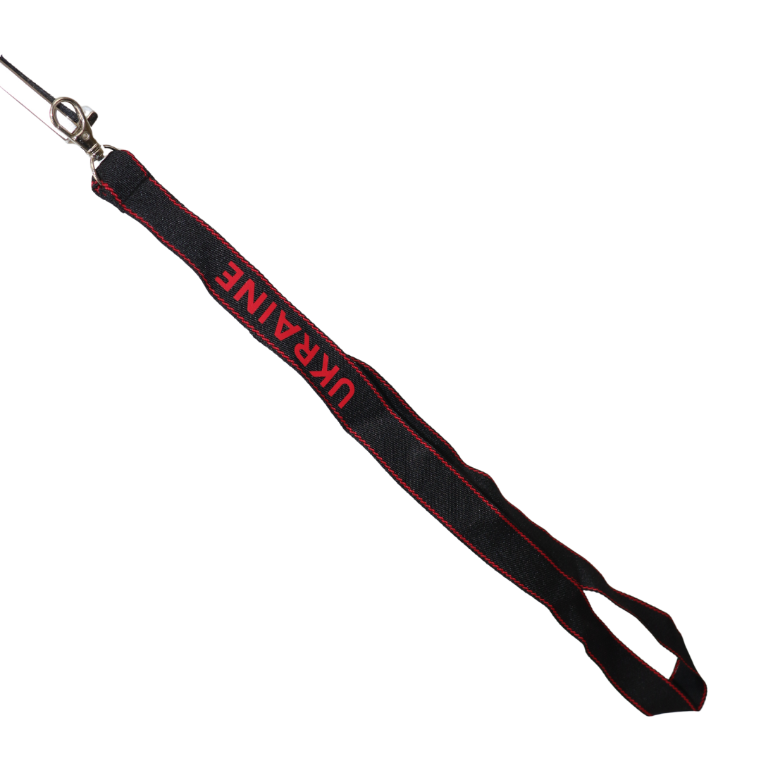 Шнурок для ключа УКРАИНА. \карабин\ Шнурок для ключа УКРАИНА. \карабин\