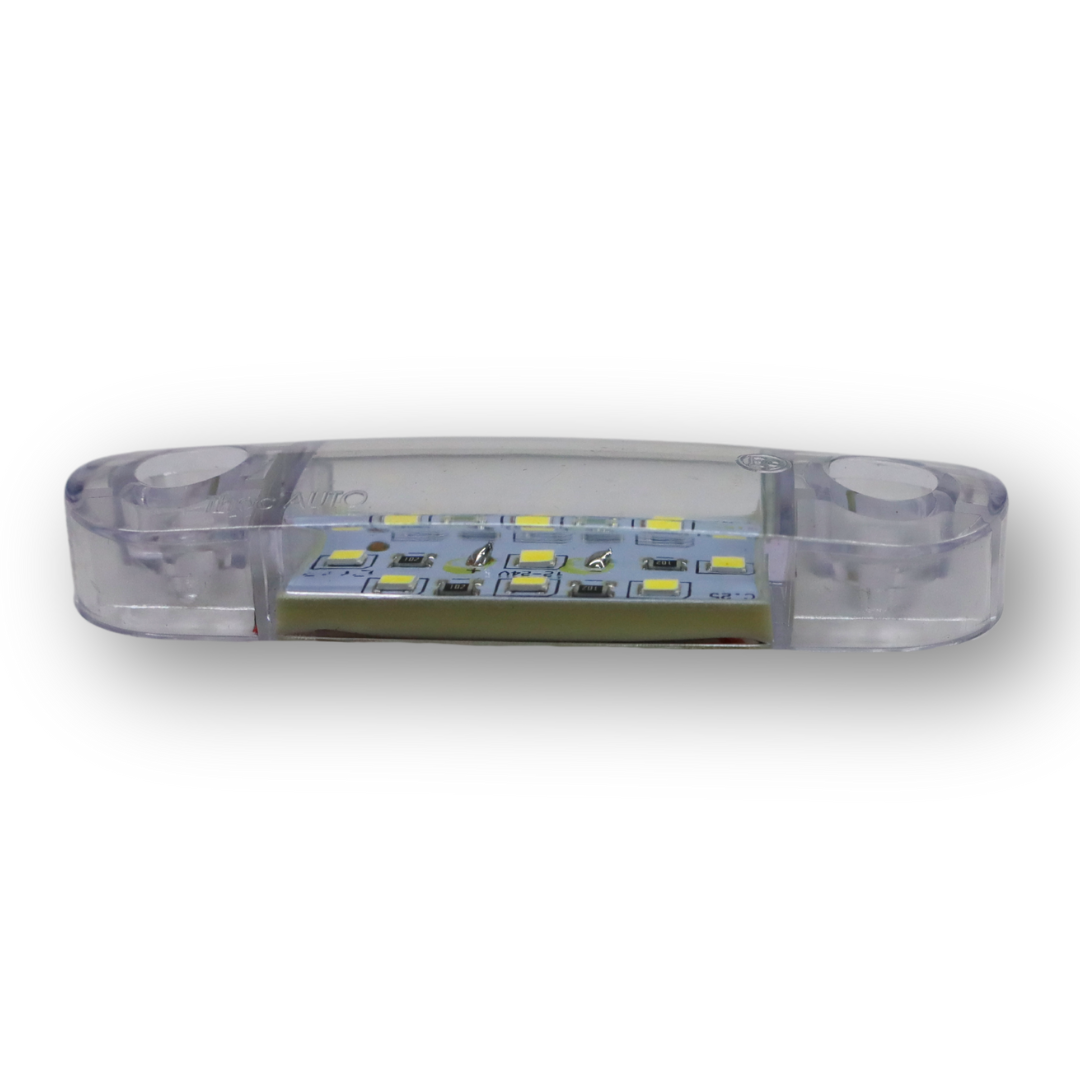 Фонарь габаритный LED 9 белый 12-24V 85*24мм Фонарь габаритный LED 9 белый 12-24V 85*24мм