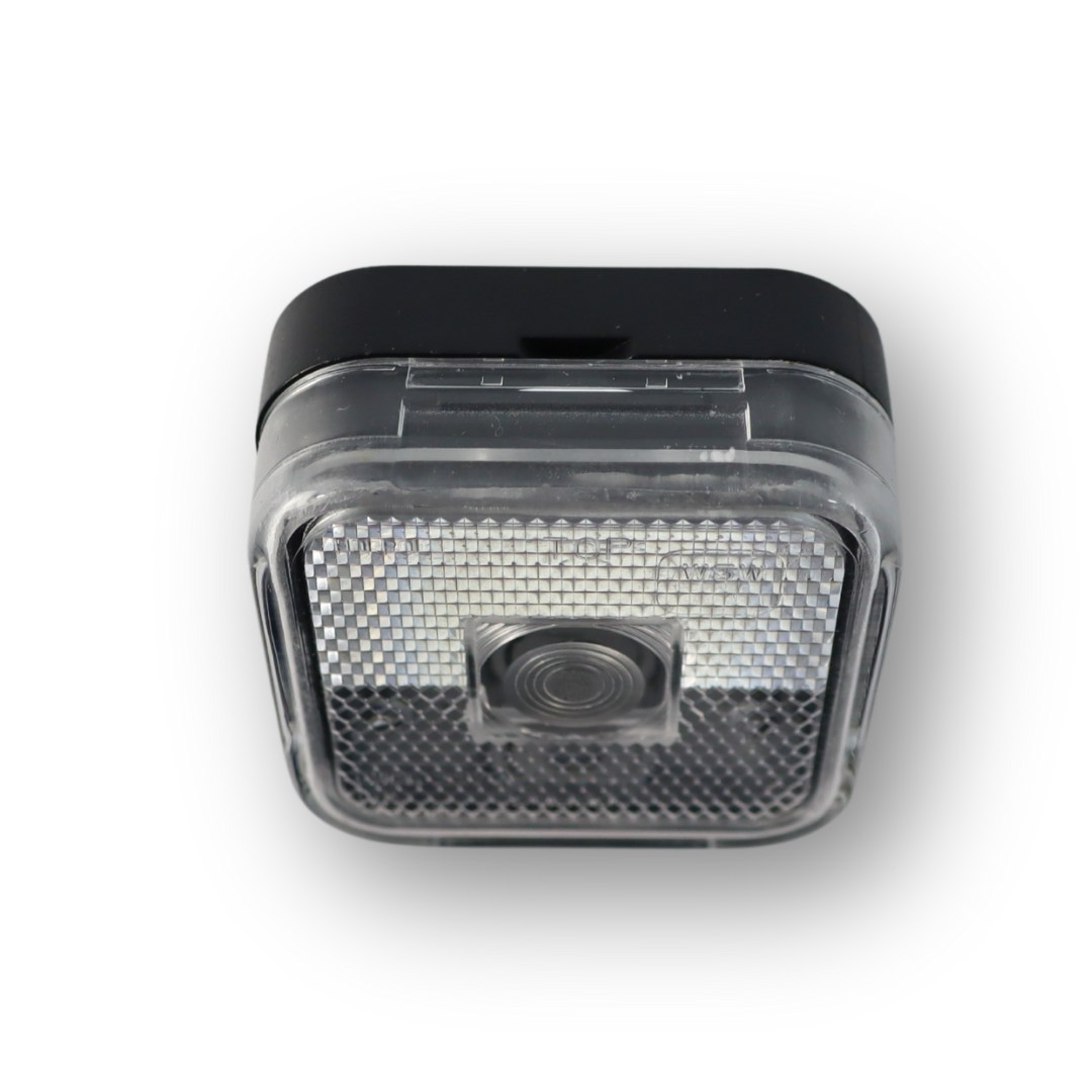 Фонарь габаритный 65*65 белый (лампочка) HORPOL