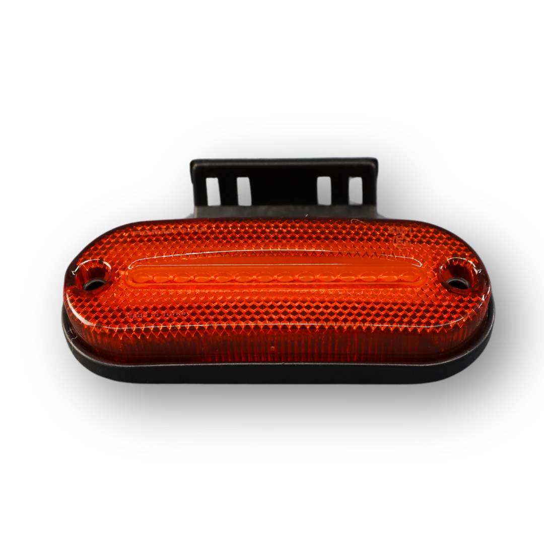 Габаритний ліхтарик неоновий жовтий овальний з кронштейном Габаритний ліхтарик неоновий жовтий овальний з кронштейном