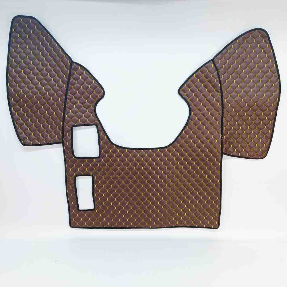 Килимок Екошкіра DAF XF95 1997-2005; МКПП, коричневий, АСП Килимок Екошкіра DAF XF95 1997-2005; МКПП, коричневий, АСП