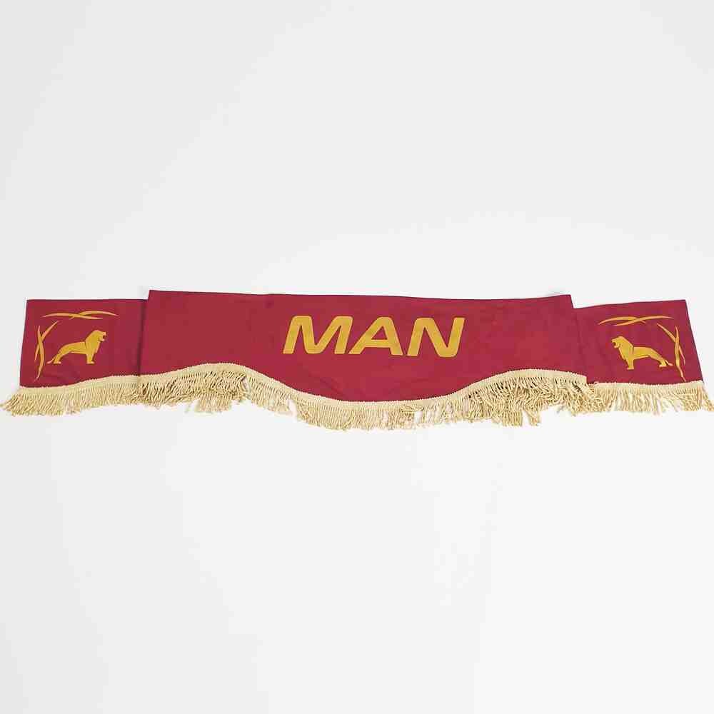Шторка комп. MAN червона (вишивка) Шторка комп. MAN червона (вишивка)