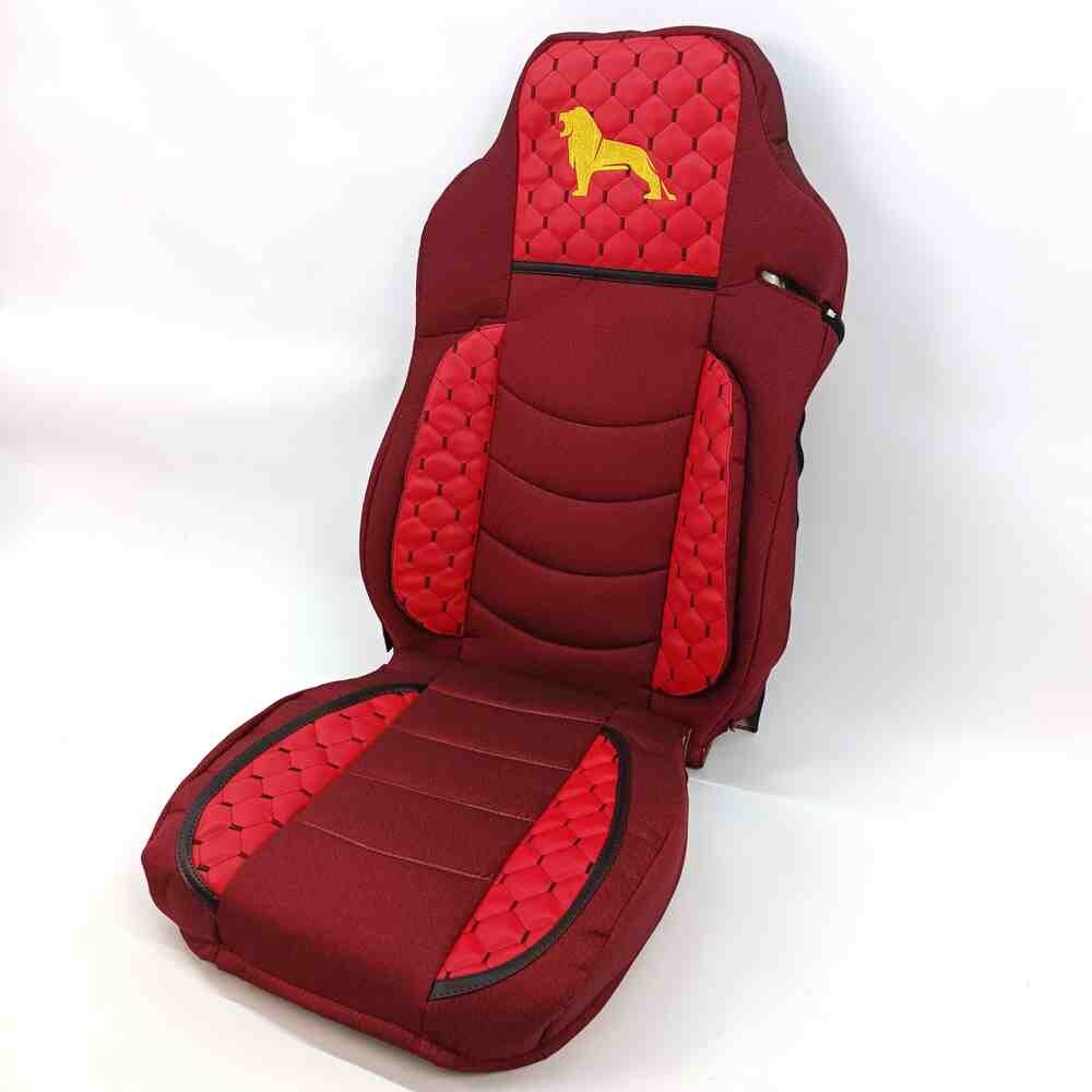 Чохол на сидіння KILIFI MAN TGX,TGA,TGL,TGM,TGS; (2007-2020) 1 ремінь, водій та пасажир (Низький) Червоний Чохол на сидіння KILIFI MAN TGX,TGA,TGL,TGM,TGS; (2007-2020) 1 ремінь, водій та пасажир (Низький) Червоний