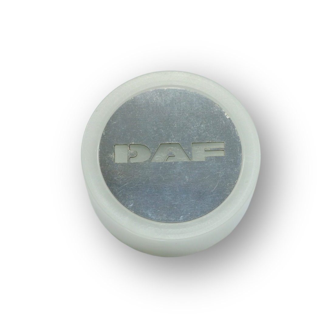 Фонарик эмблема DAF синий неоновый 24V\Ø-55мм