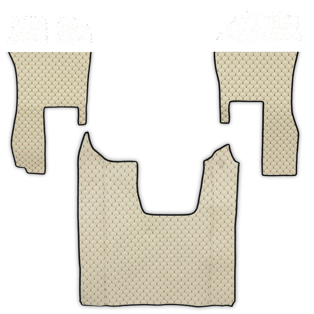 Килимок Екошкіра SCANIA R 2004-2013; АКПП, бежевий, Килимок Екошкіра SCANIA R 2004-2013; АКПП, бежевий,