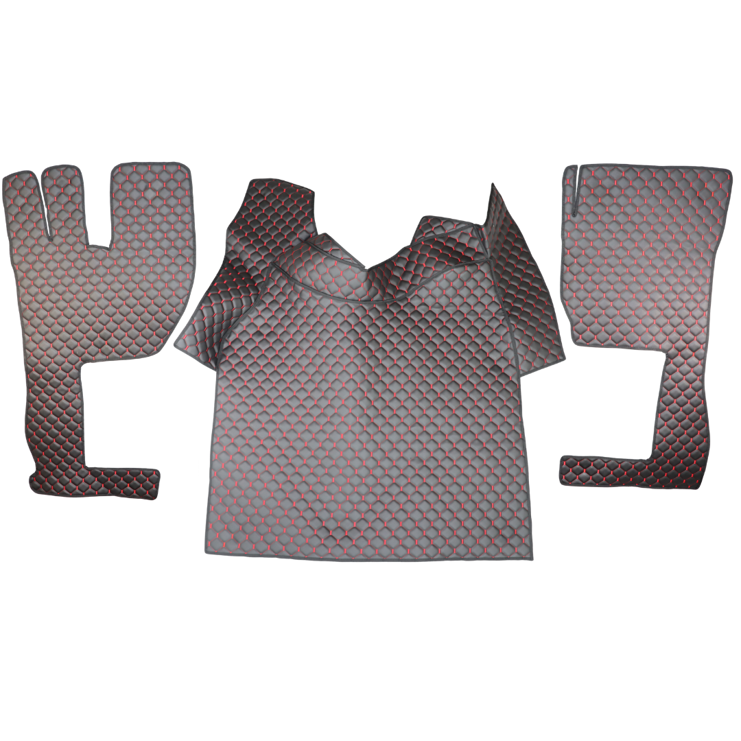 Килимок Екошкіра VOLVO FH 2003-2013; АКПП, чорний, Килимок Екошкіра VOLVO FH 2003-2013; АКПП, чорний,