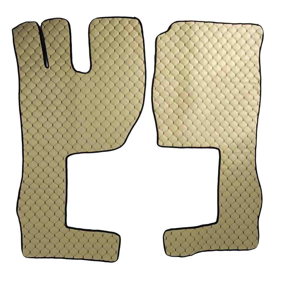 Килимок Екошкіра VOLVO FH 2003-2013; АКПП, бежевий, Килимок Екошкіра VOLVO FH 2003-2013; АКПП, бежевий,