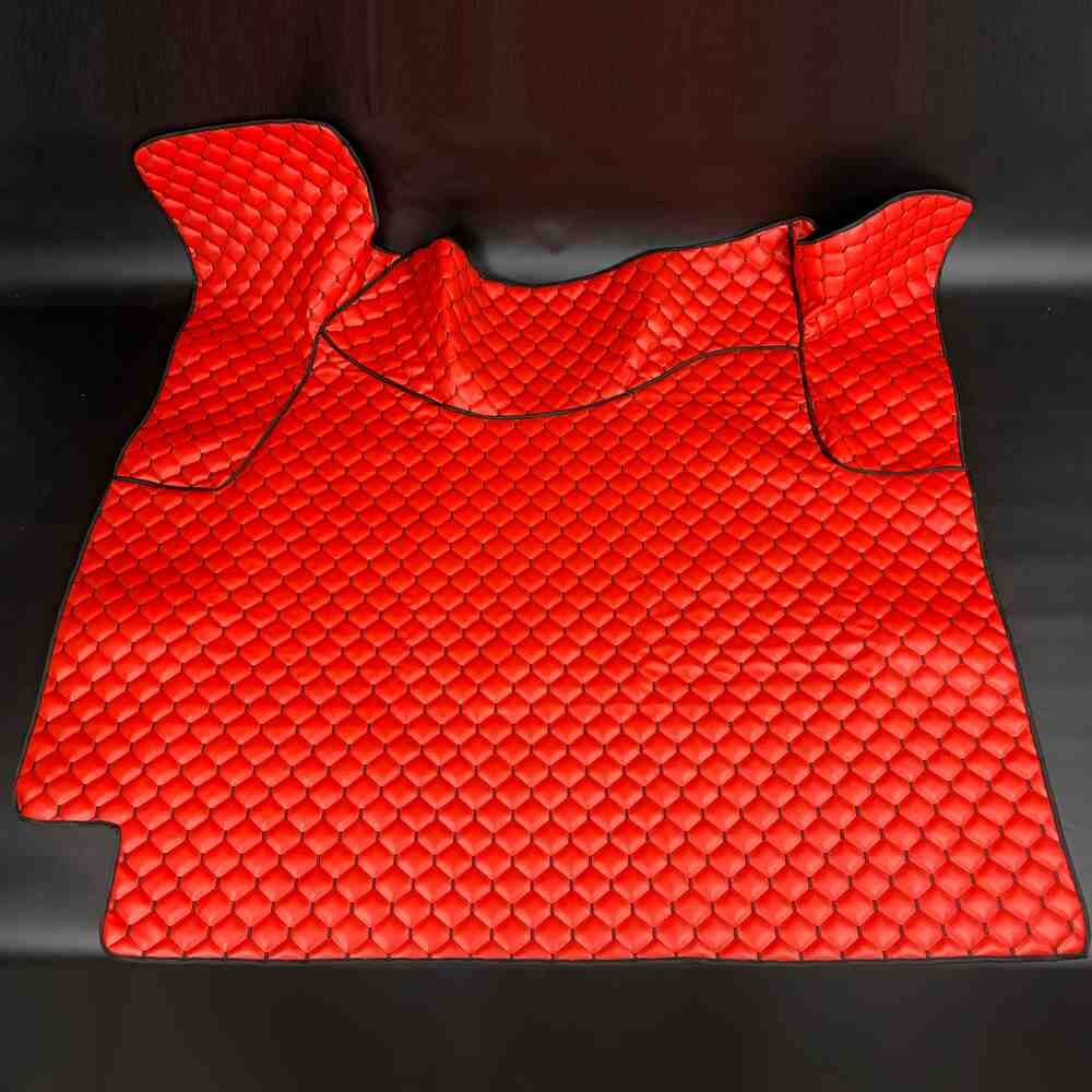 Килимок Екошкіра VOLVO FH 2003-2013; АКПП, червоний,