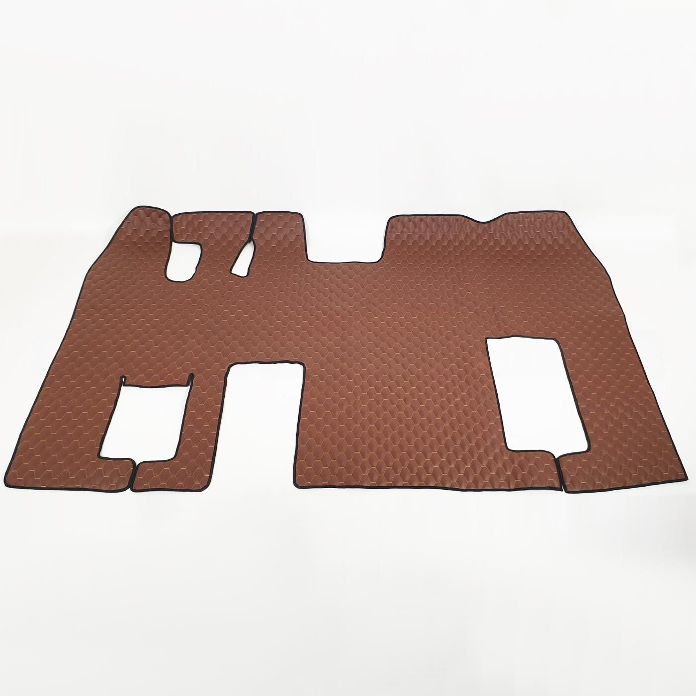 Коврик Экокожа RENAULT Magnum 1996-2013; МКПП, коричневый Коврик Экокожа RENAULT Magnum 1996-2013; МКПП, коричневый