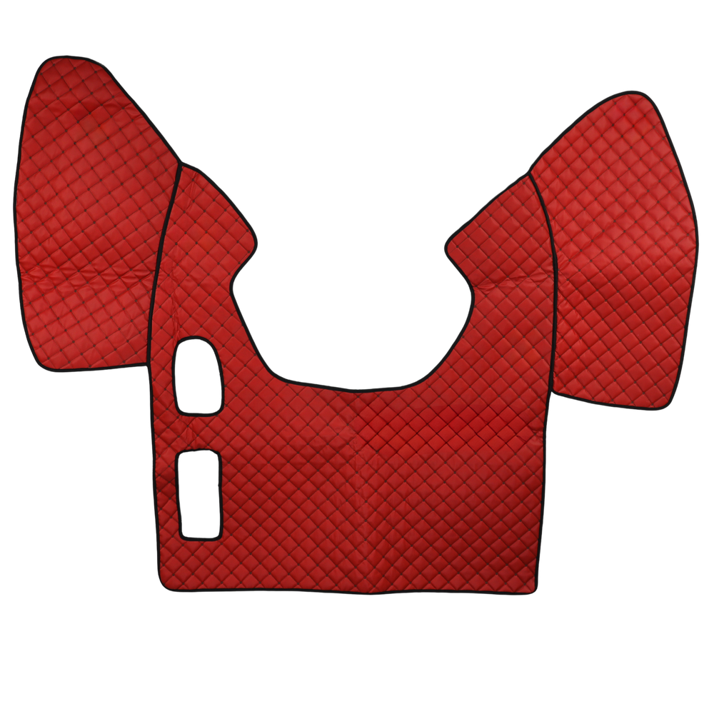 Коврик Экокожа DAF XF95 1997-2005; АКПП, красный, Коврик Экокожа DAF XF95 1997-2005; АКПП, красный,