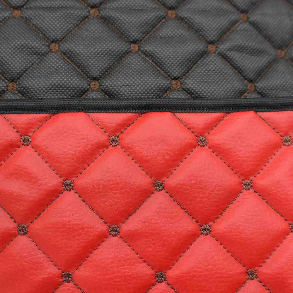 Коврик Экокожа DAF XF95 1997-2005; АКПП, красный,