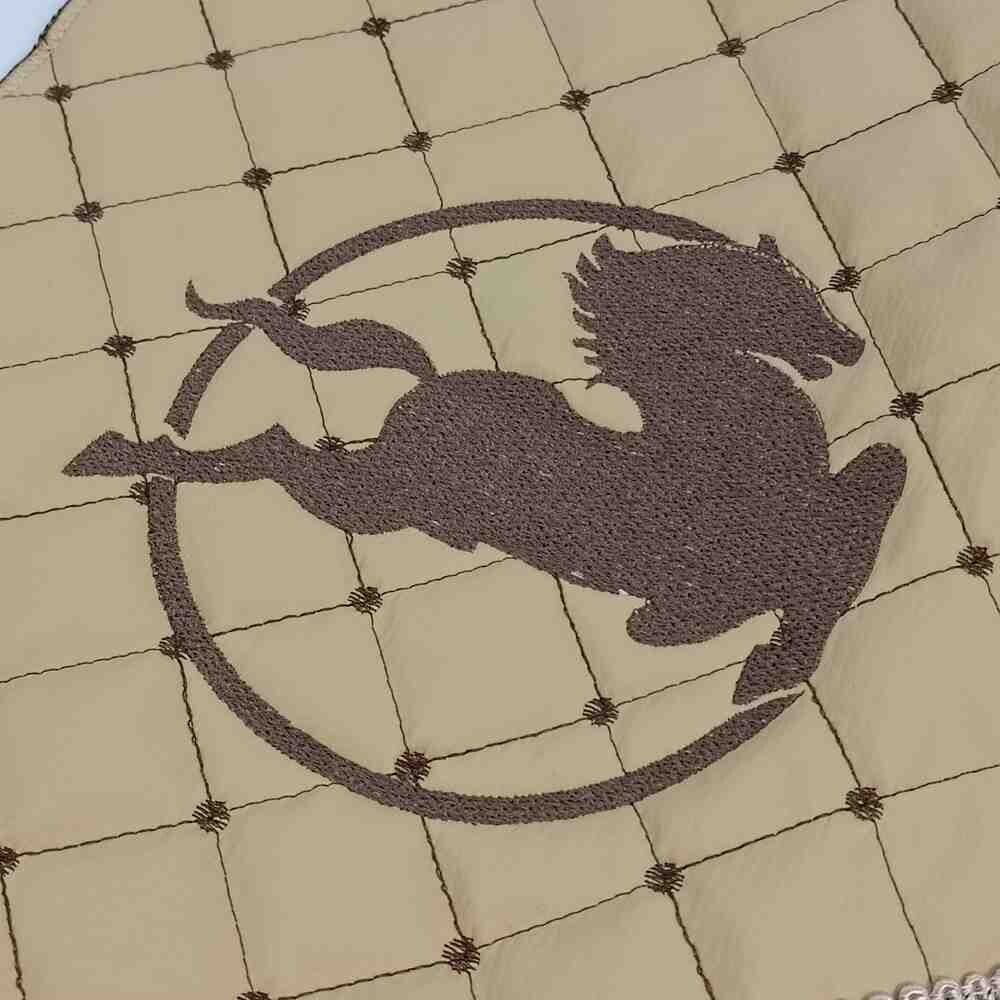 Шторка Екошкіра "Wave" IVECO лоб + косинки бежева