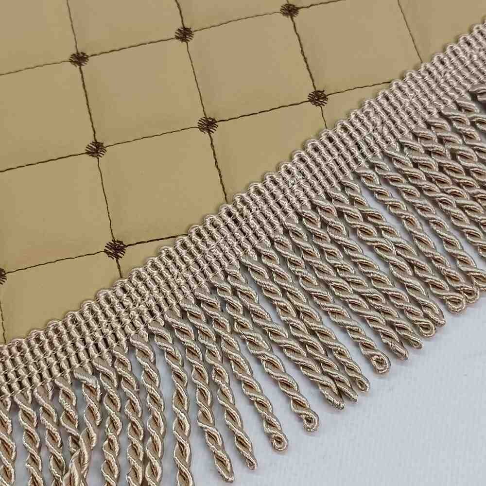 Шторка Екошкіра "Wave" IVECO лоб + косинки бежева