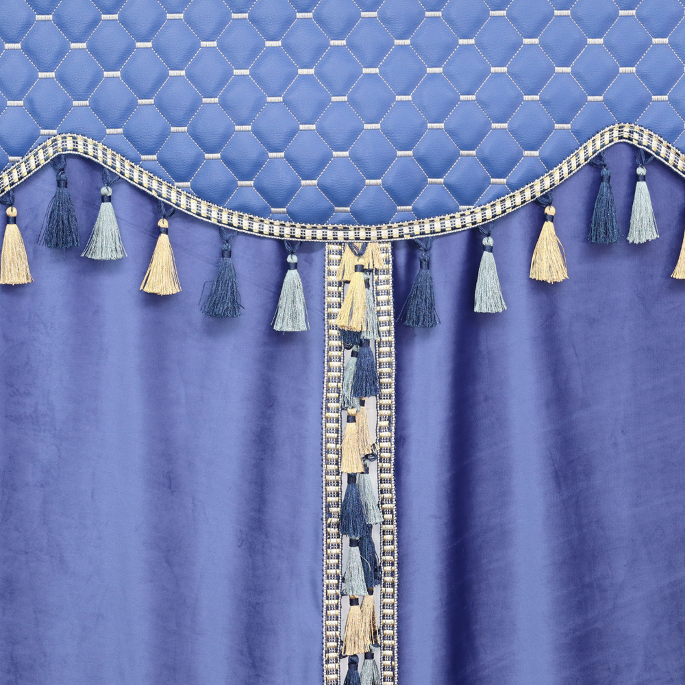 Шторка Екошкіра MAGNUM лоб + косинки + спальник синя Шторка Екошкіра MAGNUM лоб + косинки + спальник синя