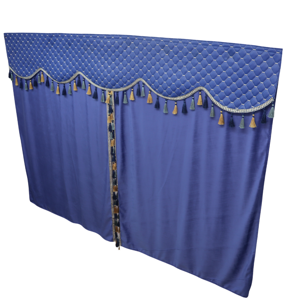 Шторка Екошкіра MAGNUM лоб + косинки + спальник синя Шторка Екошкіра MAGNUM лоб + косинки + спальник синя