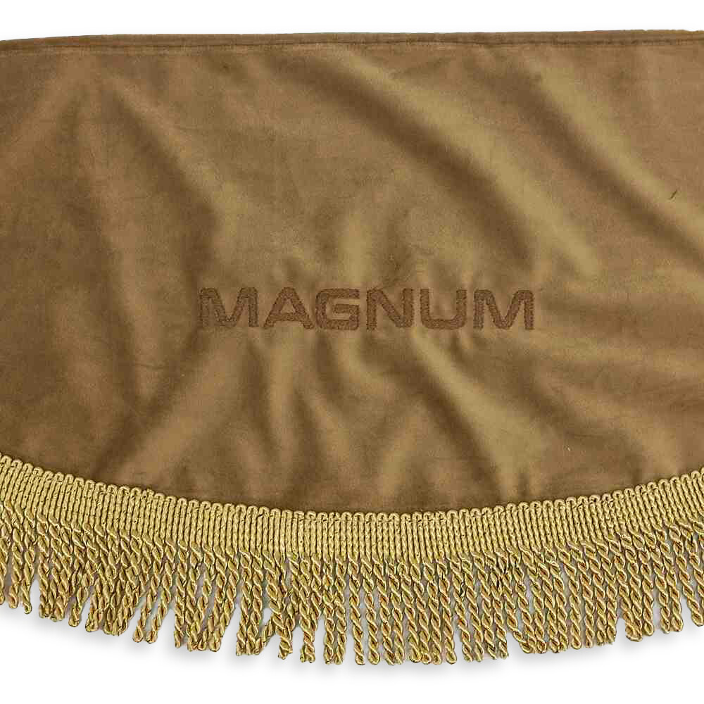 Шторка ВЕЛЮР "Wave" MAGNUM лоб+косинки бежева