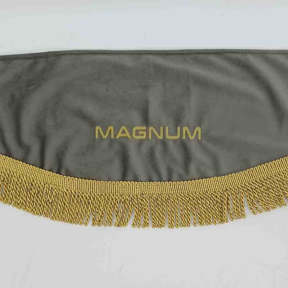 Шторка ВЕЛЮР "Wave" MAGNUM лоб+косынки серая Шторка ВЕЛЮР "Wave" MAGNUM лоб+косынки серая