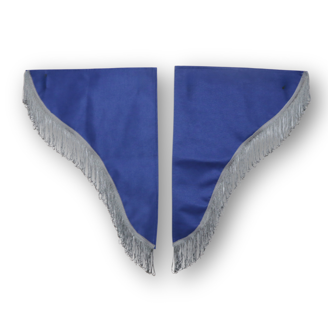 Шторка РОГОЖКА "Holland" лоб+косынки без надписи синяя Шторка РОГОЖКА "Holland" лоб+косынки без надписи синяя