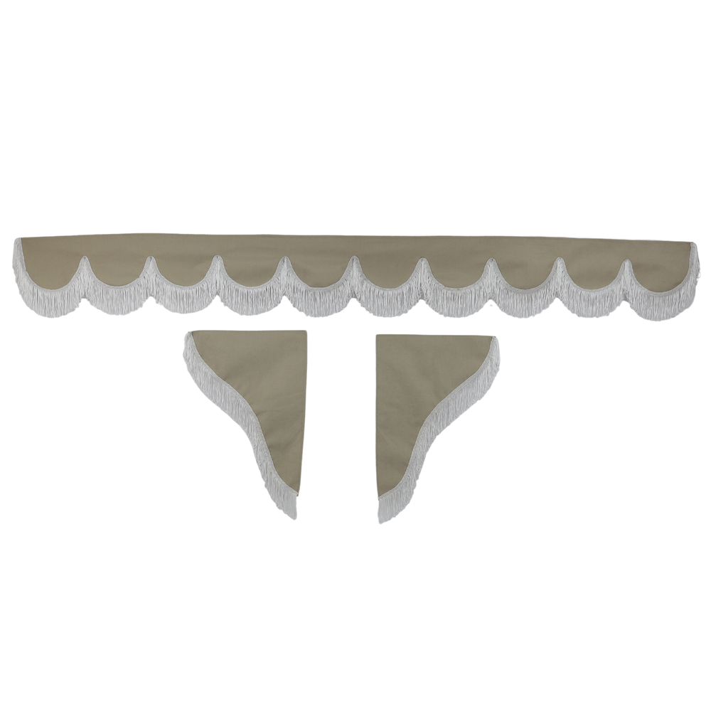 Шторка РОГОЖКА "Holland" лоб + косинки без напису бежева Шторка РОГОЖКА "Holland" лоб + косинки без напису бежева