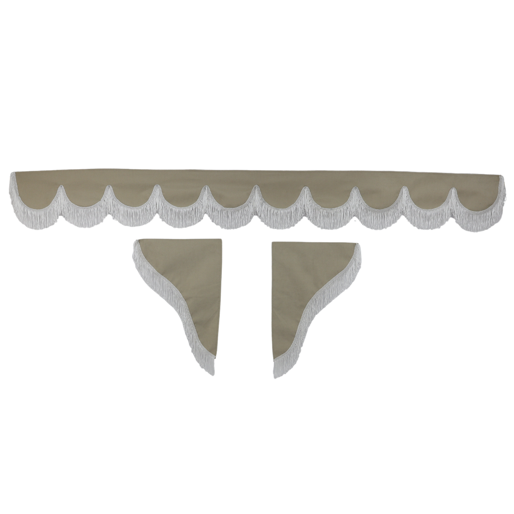 Шторка РОГОЖКА "Holland" лоб + косинки без напису бежева Шторка РОГОЖКА "Holland" лоб + косинки без напису бежева