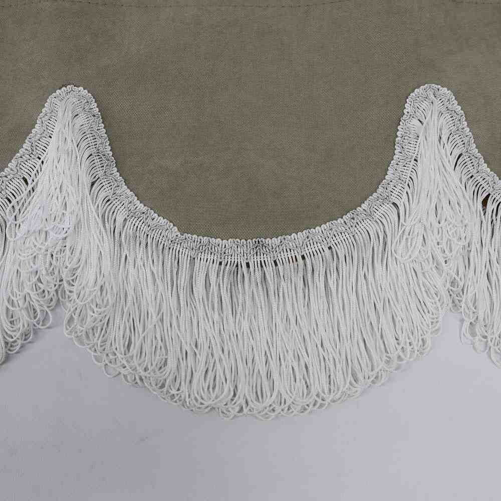 Шторка РОГОЖКА "Holland" лоб + косинки без напису бежева