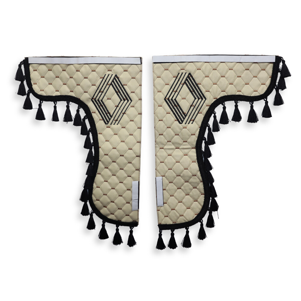 Шторка Экокожа "Pergam" MAGNUM лоб+косынки бежевый Шторка Экокожа "Pergam" MAGNUM лоб+косынки бежевый