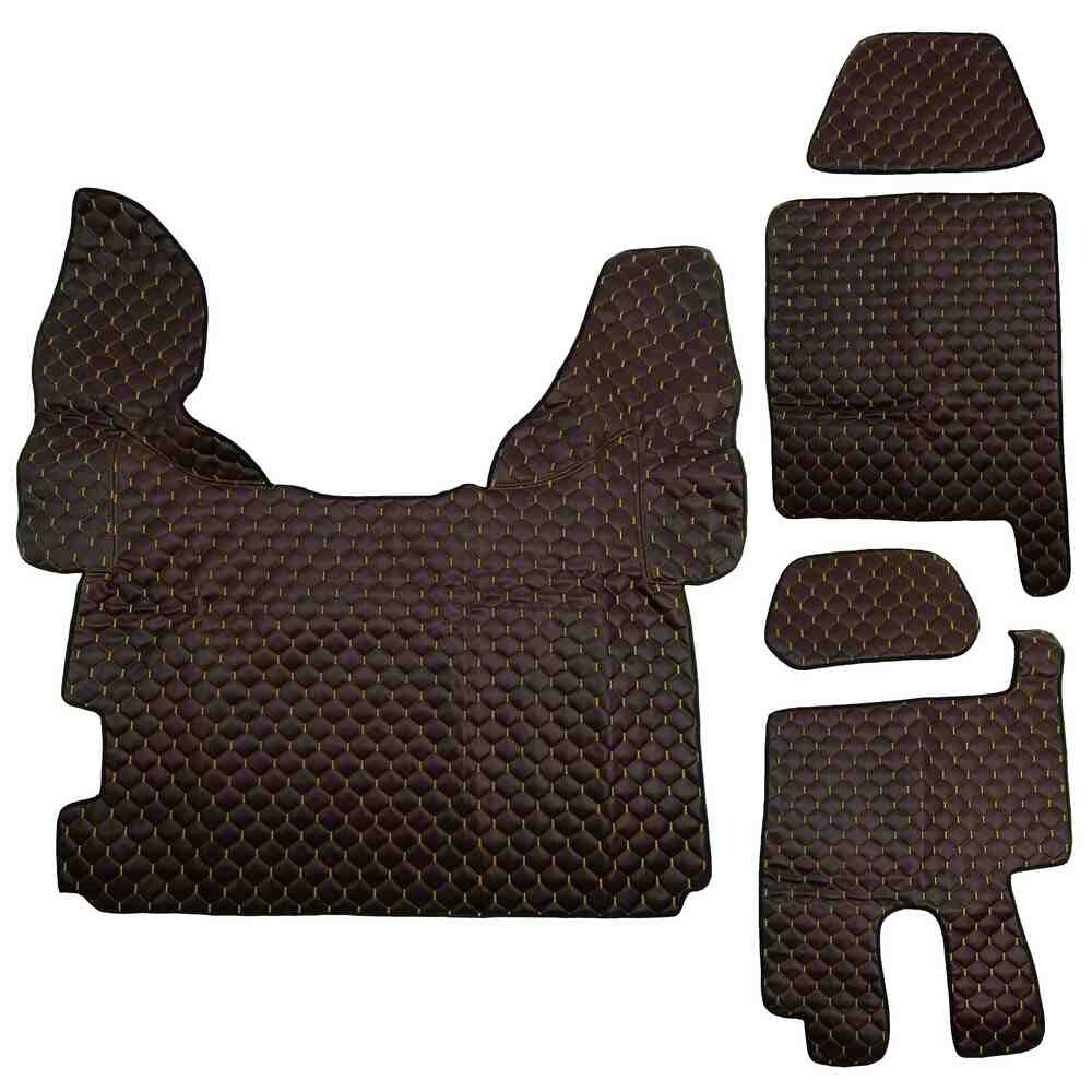 Коврик Экокожа DAF XF106 c 2013; АКПП коричневый, АСП Коврик Экокожа DAF XF106 c 2013; АКПП коричневый, АСП