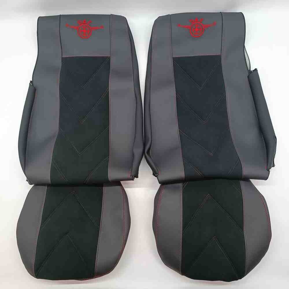 Чохол на сидіння DAF XF105 106 XG CF85 LF (2013-2024) синій Чохол на сидіння DAF XF105 106 XG CF85 LF (2013-2024) синій