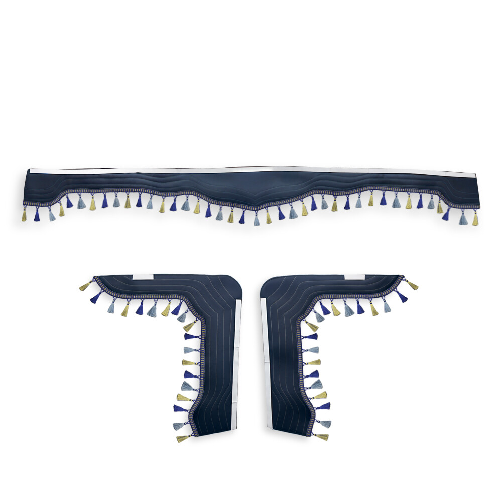 Шторка Екокожа "New Stile" VOLVO лоб+косинки коричнева